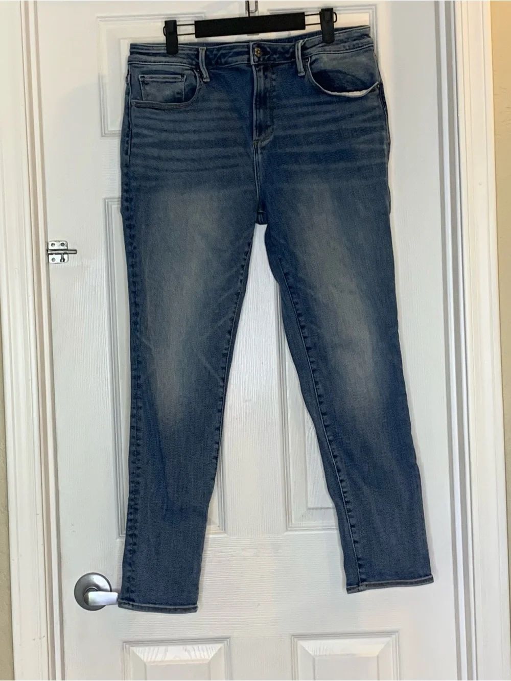 Driftwood Jackie High Rise Skinny Crop Jeans Size 32